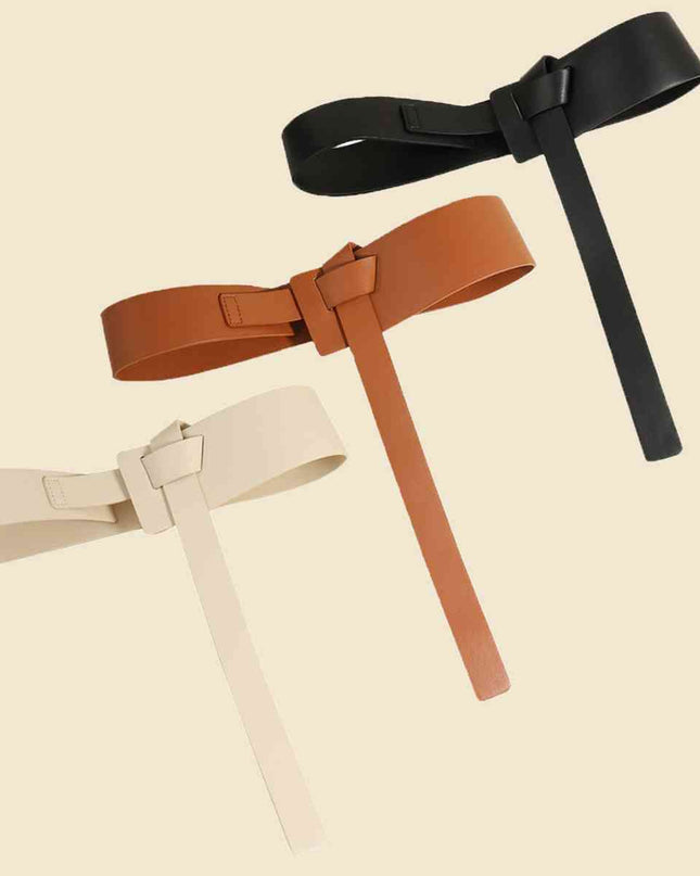 Knot Detail PU Belt