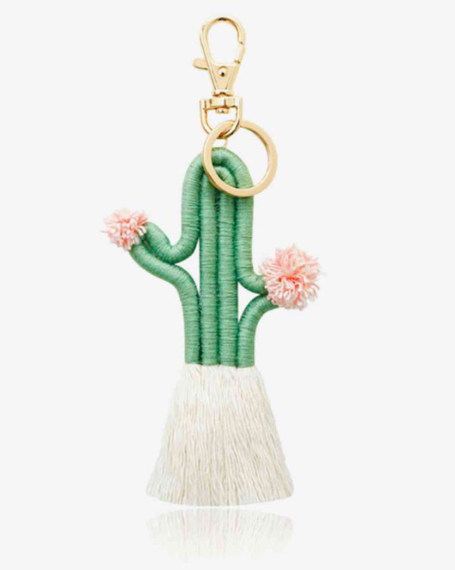 Cactus Keychain with Fringe