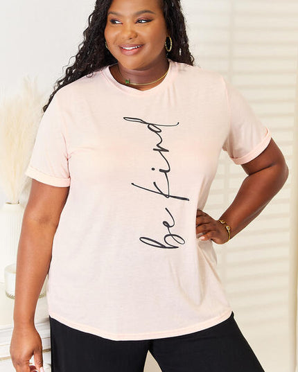 Simply Love BE KIND Graphic Round Neck T-Shirt