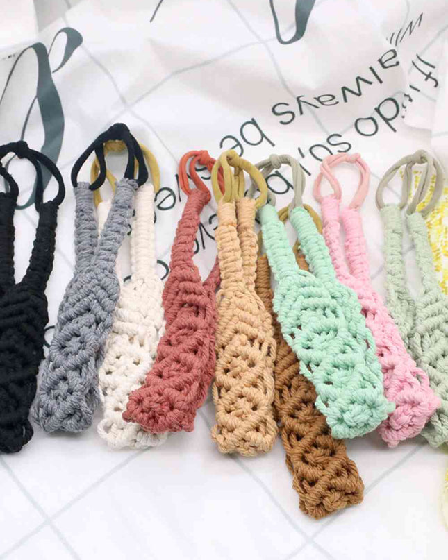 Assorted 2-Pack Macrame Flexible Headband