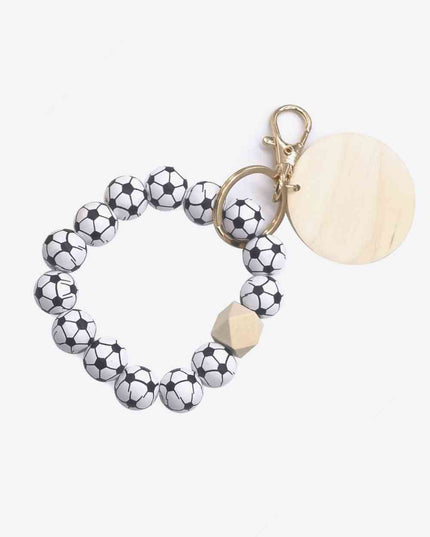 Assorted 4-Pack Wristlet Bead Key Chain