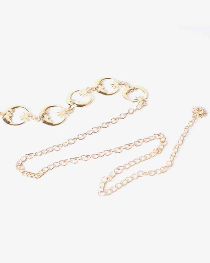 Sun and Moon Alloy Belt