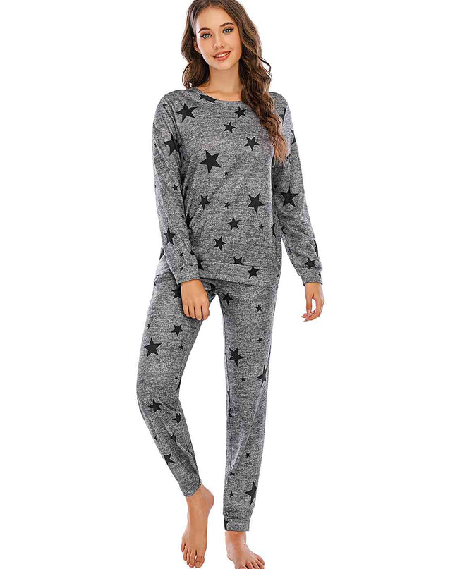 Star Top and Pants Lounge Set