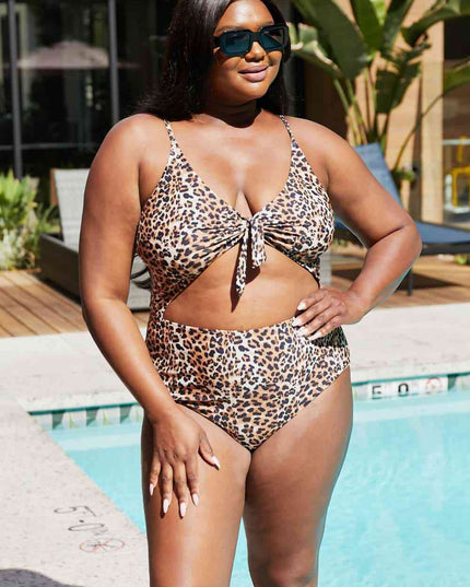 Marina West Swim Lost At Sea Cutout One-Piece Swimsuit