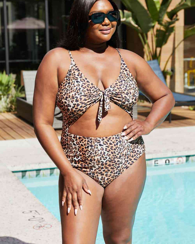 Marina West Swim Lost At Sea Cutout One-Piece Swimsuit