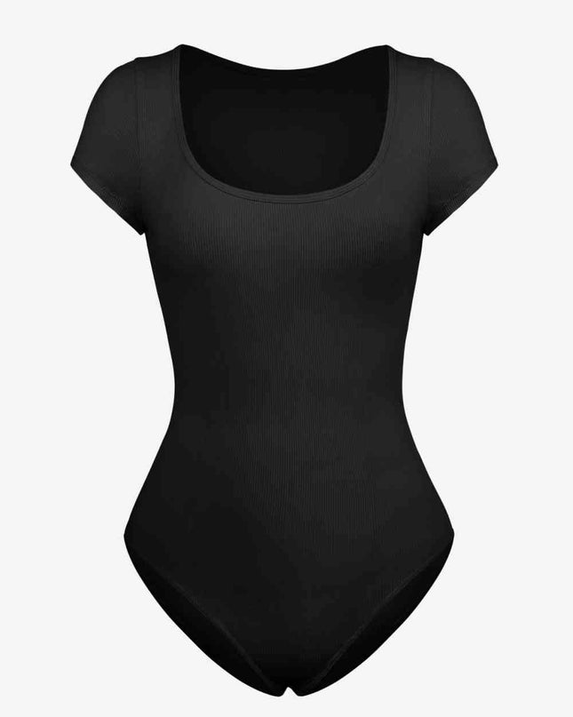 Scoop Neck Short Sleeve Bodysuit