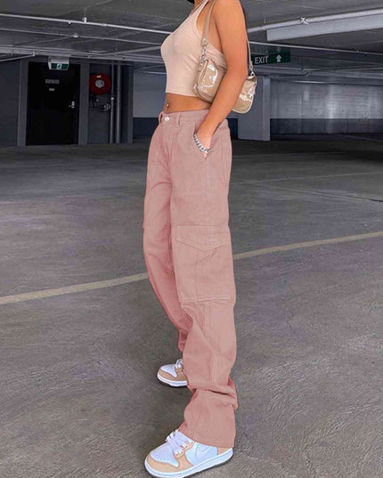 Straight Jeans with Pockets