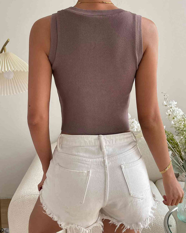 Round Neck Knit Tank