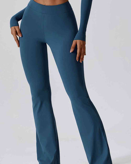 Slim Fit High Waist Long Sports Pants