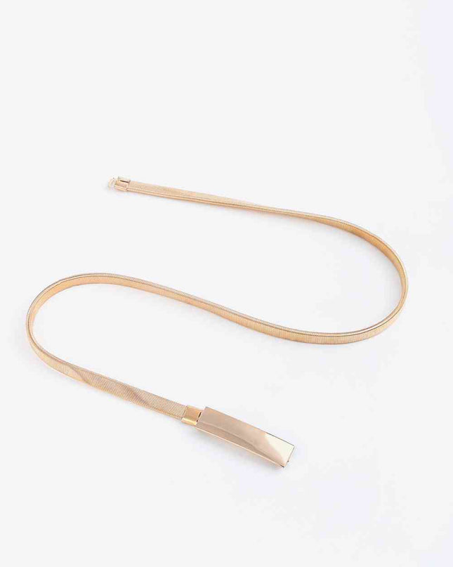 Elastic Iron Skinny Belt