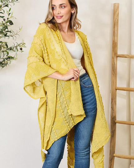 Justin Taylor Open Front Cardigan