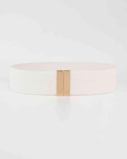 Alloy Buckle Elastic Belt