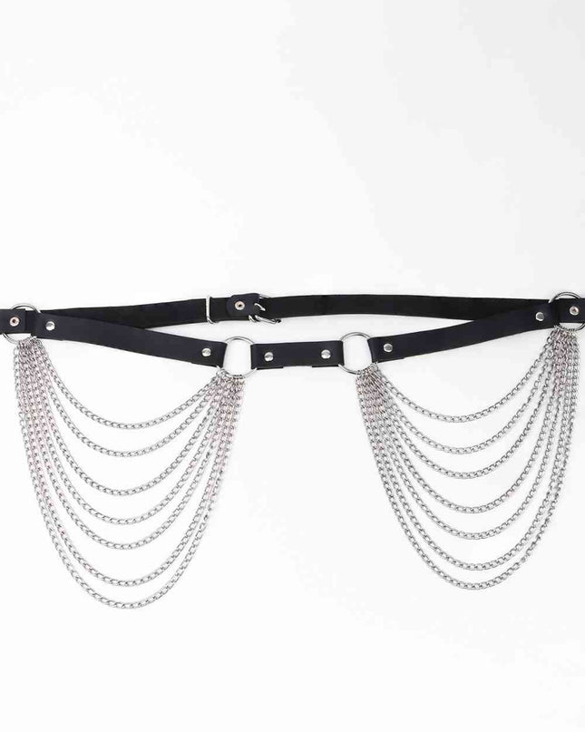 PU Belt with Chain