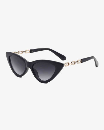 Chain Detail Cat-Eye Sunglasses