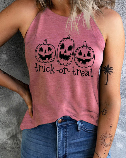 TRICK OR TREAT Graphic Tank Top