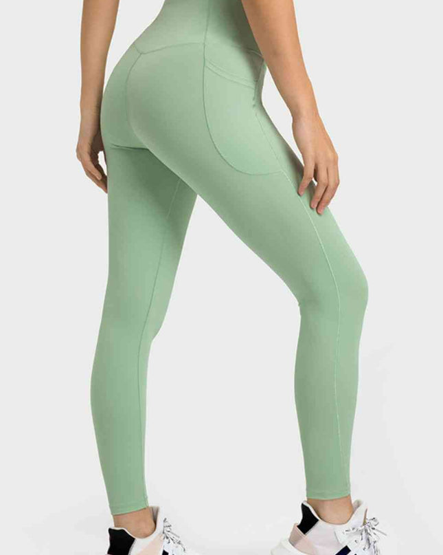 V-Waist Yoga Leggings with Pockets
