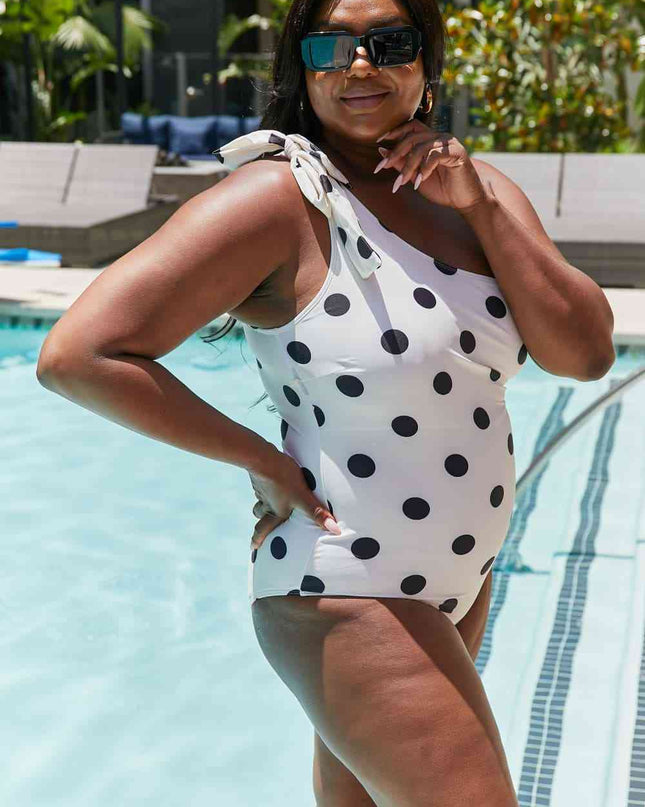 Marina West Swim Deep End One-Shoulder One-Piece Swimsuit