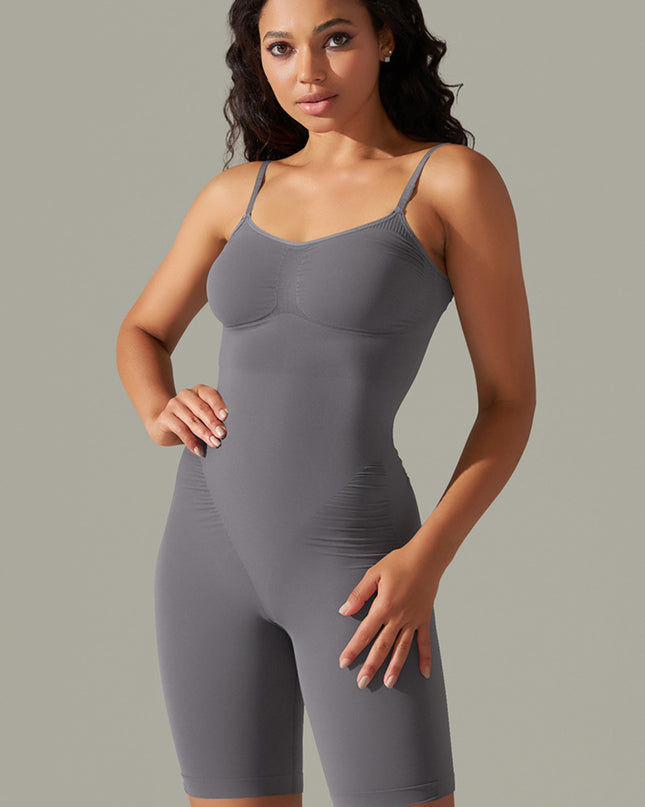 Spaghetti Strap Active Romper