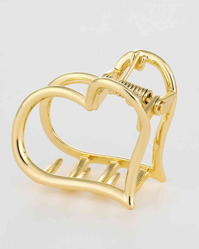 Heart-Shaped Hair Claw