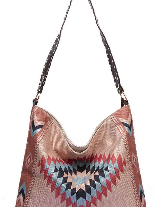 Geometric Canvas Tote Bag