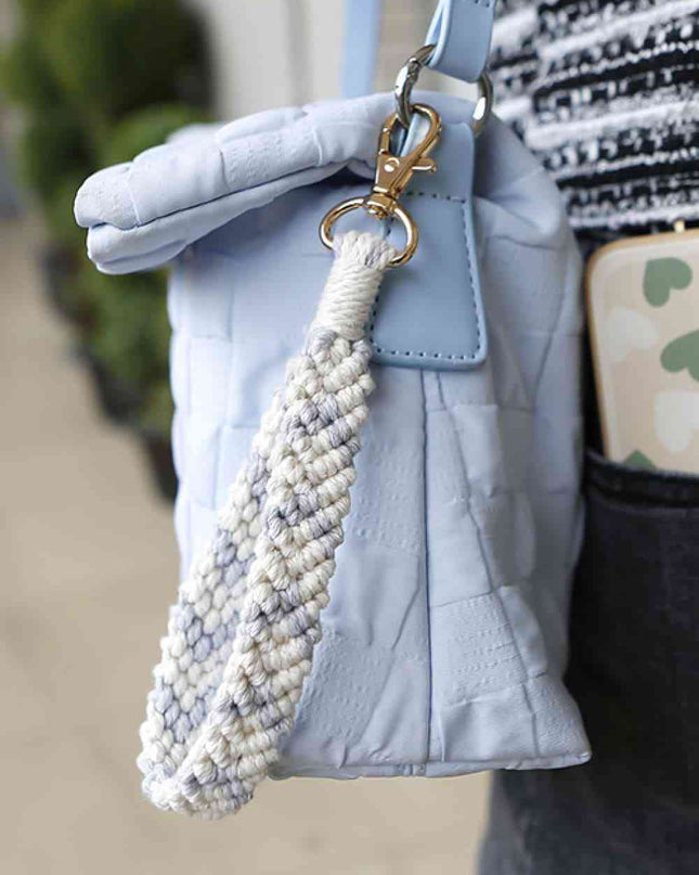 Macrame Wristlet Key Chain