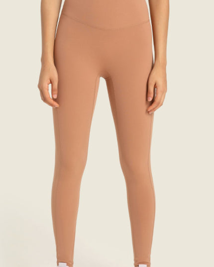 Seamless High-Rise Wide Waistband Yoga Leggings