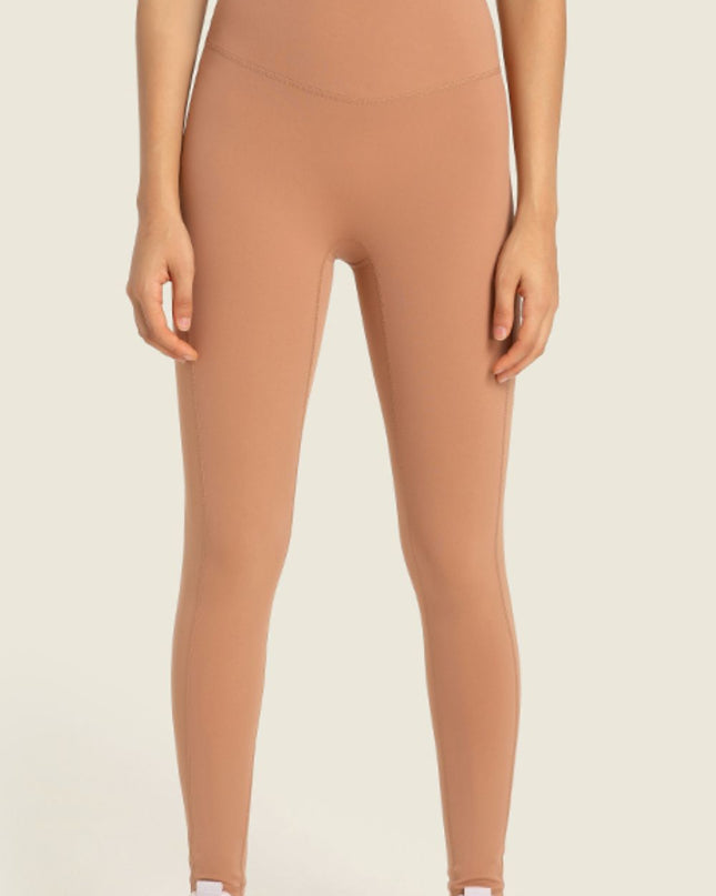 Seamless High-Rise Wide Waistband Yoga Leggings