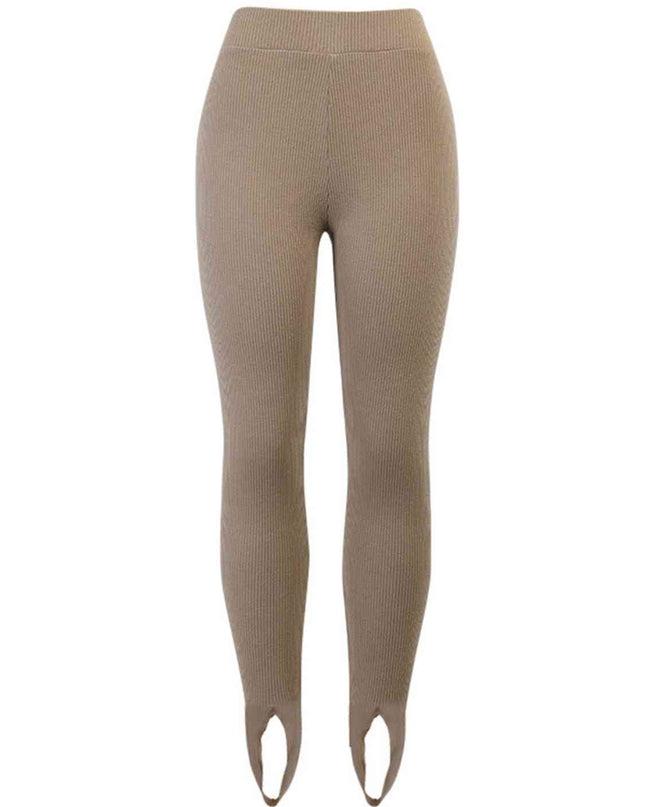 Ribbed Mid Waist Leggings