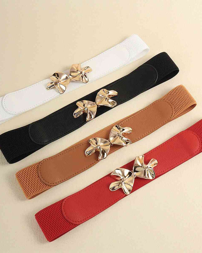 Alloy Buckle Elastic Belt