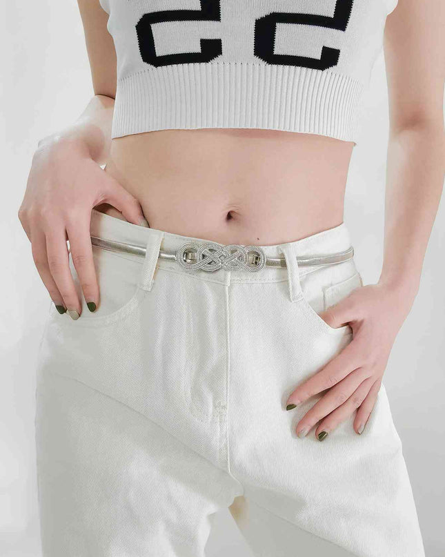 Knot Buckle Metal Belt