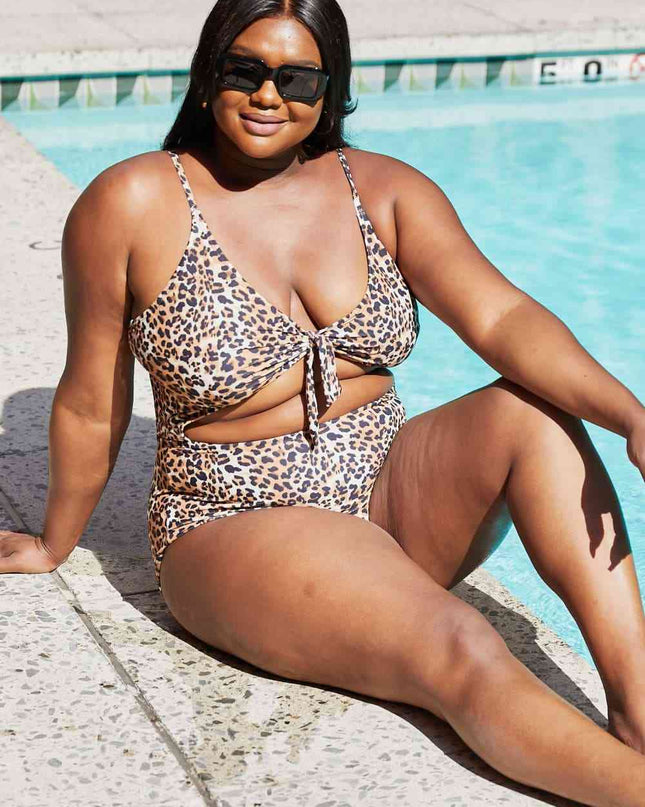 Marina West Swim Lost At Sea Cutout One-Piece Swimsuit