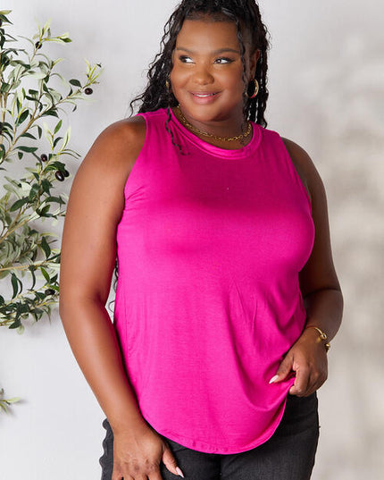 Zenana Full Size Round Neck Tank