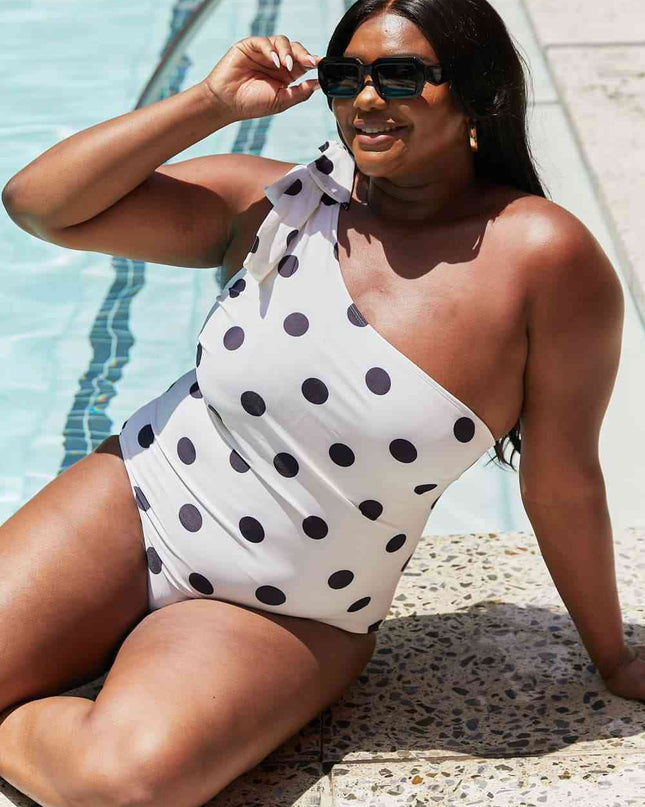 Marina West Swim Deep End One-Shoulder One-Piece Swimsuit