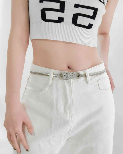 Knot Buckle Metal Belt