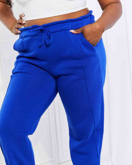 Zenana Full Size Can't Stop Me Paperbag Waist Joggers
