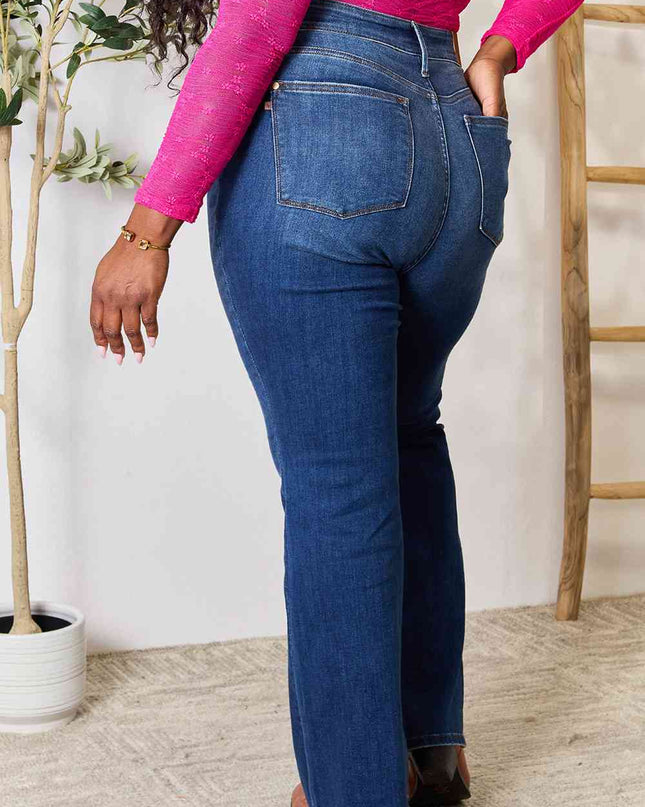 Judy Blue Full Size Flare Jeans with Pockets