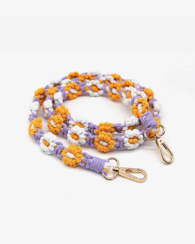 Macrame Flower Lanyard
