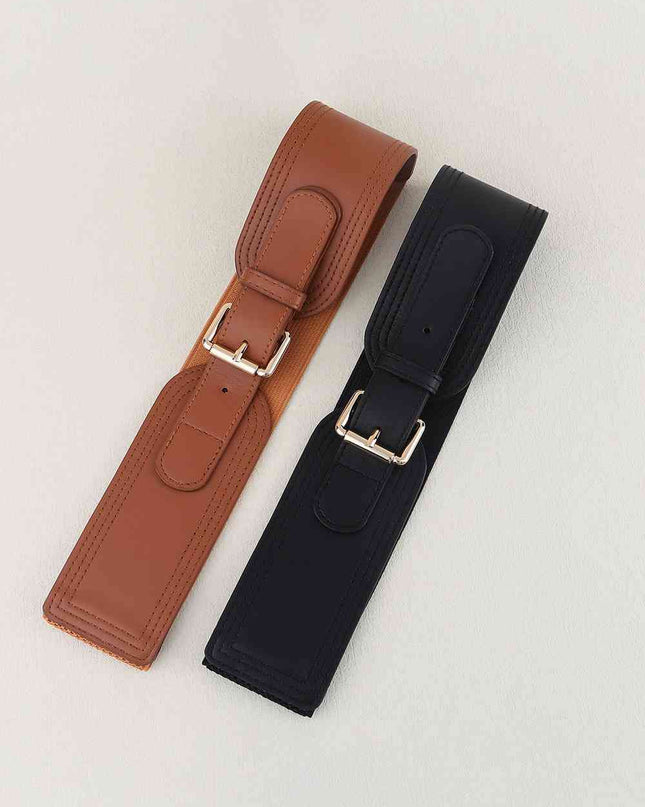 Elastic Wide PU Belt