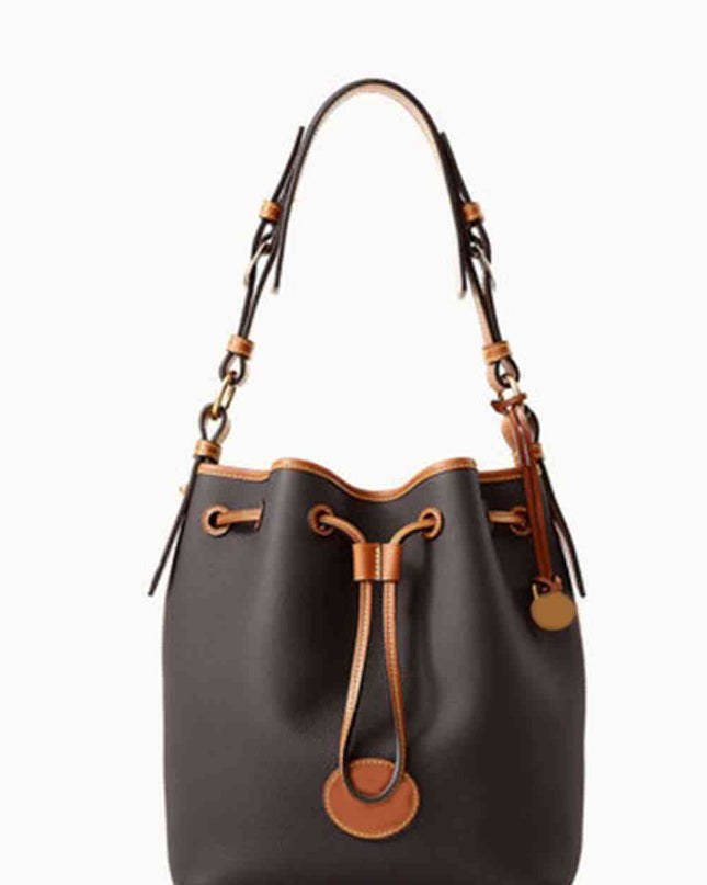 PU Drawstring Bucket Bag