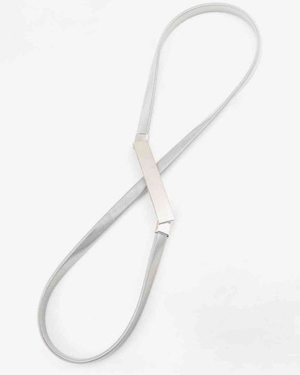 Elastic Iron Skinny Belt