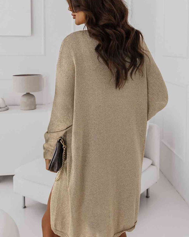 Long Sleeve Pocketed Cardigan