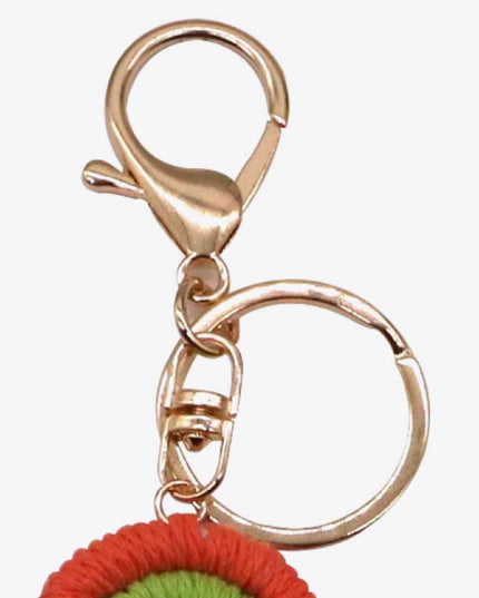 Assorted 4-Pack Rainbow Fringe Keychain