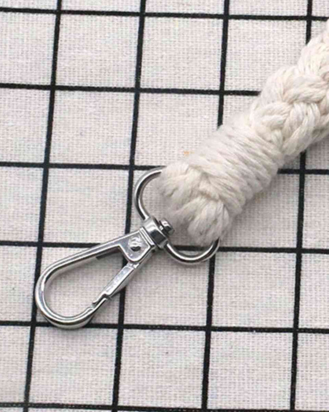 Assorted 4-Piece Macrame Keychain