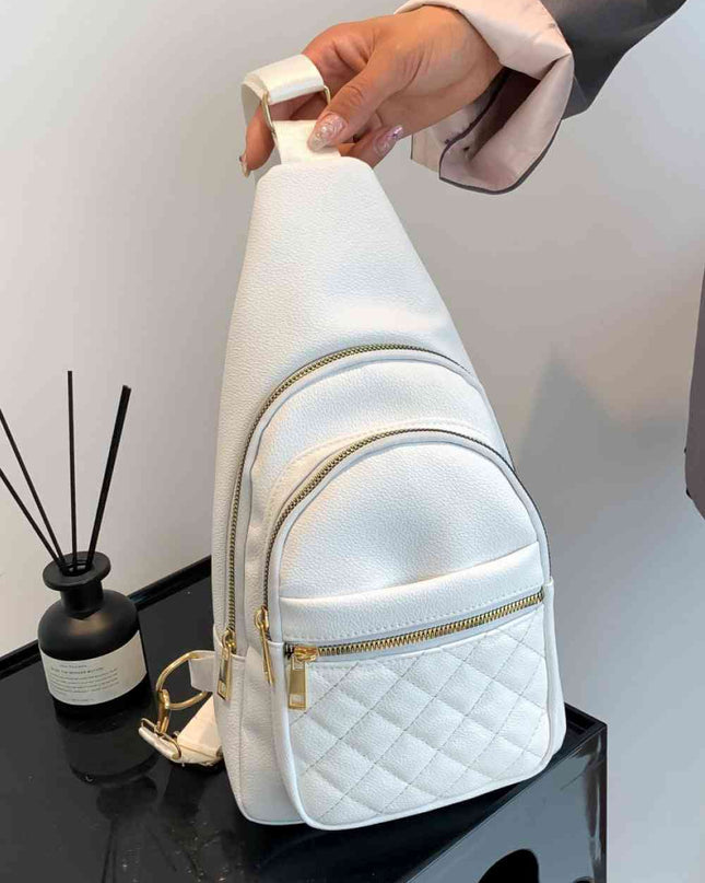 PU Leather Sling Bag