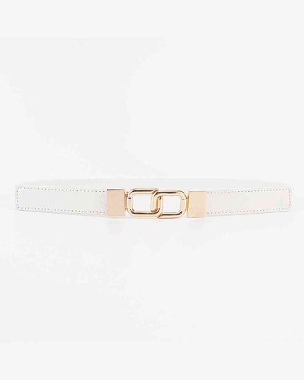 Geometric Double Buckle Elastic Belt