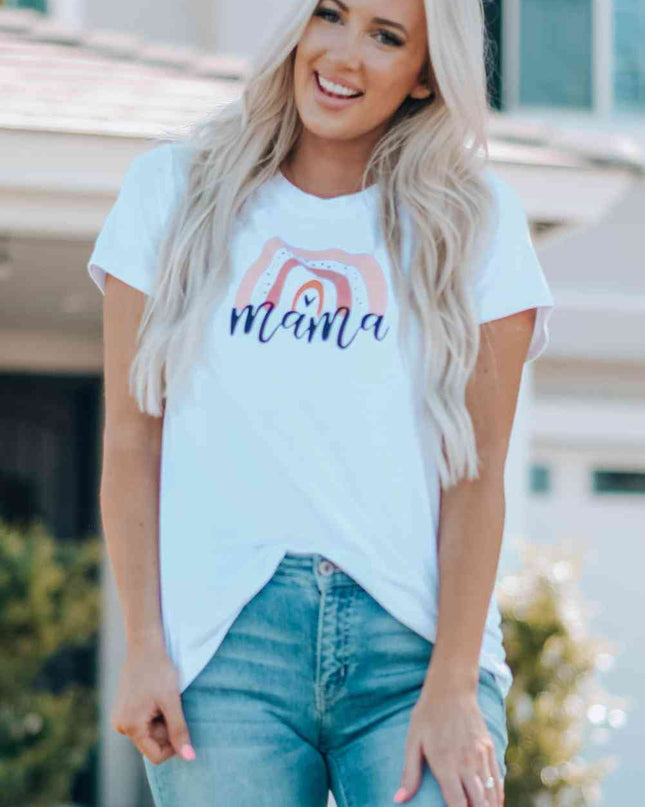 Women Graphic Round Neck Tee Shirt