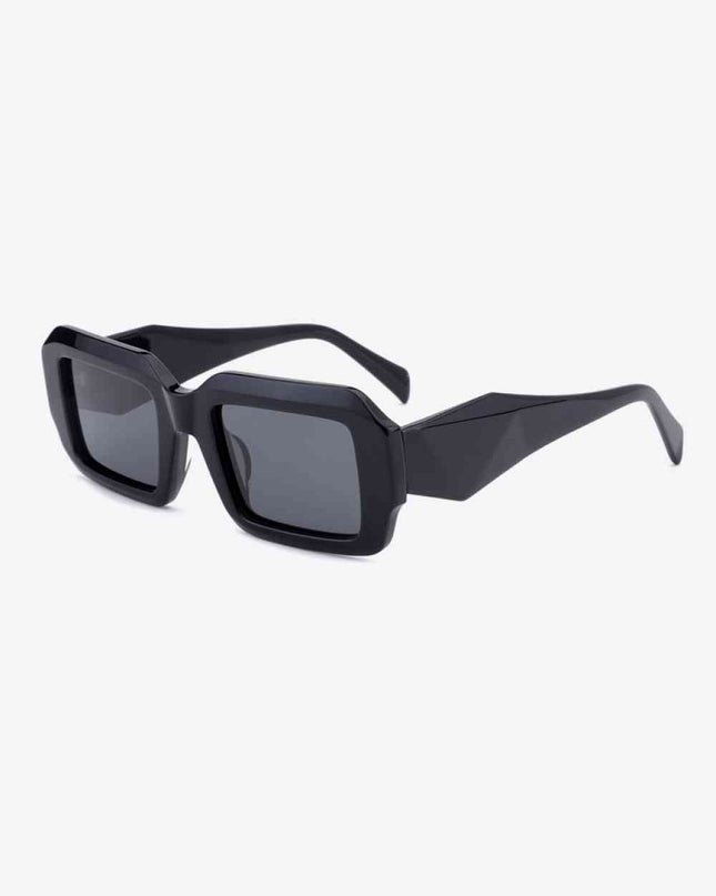 Rectangle TAC Polarization Lens Full Rim Sunglasses