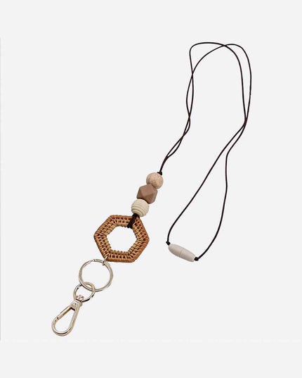 Assorted 4-Piece Silicone Bead Lanyard