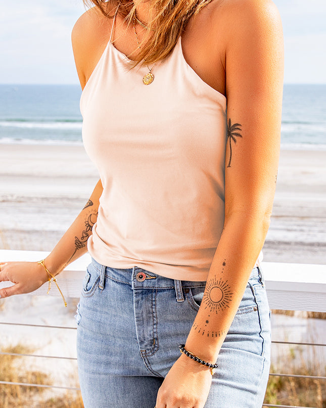 Halter Neck Tank Top