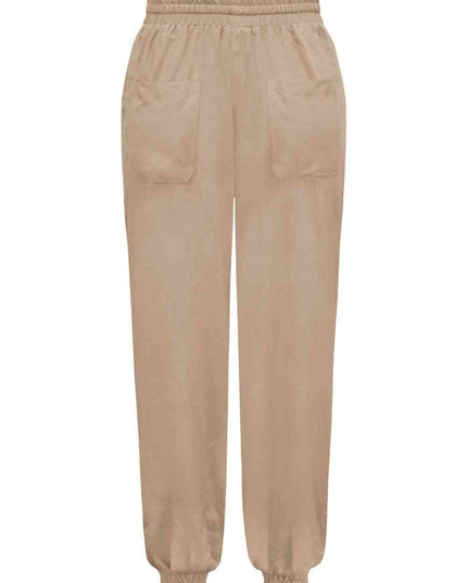 Tied Long Joggers with Pockets